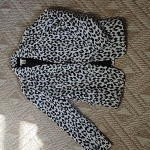Laura Ashley Leopard Blazer